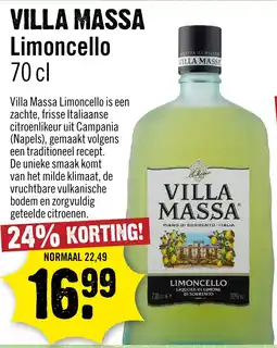 Dirck 3 Villa Massa Limoncello aanbieding