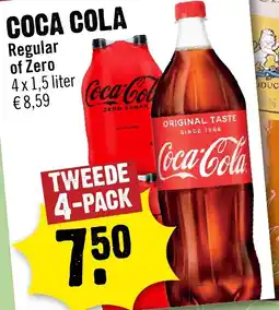 Dirck 3 Coca Cola Regular of Zero aanbieding