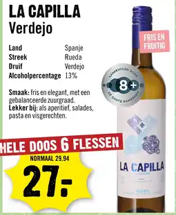 Dirck 3 La Capilla Verdejo aanbieding