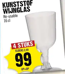 Dirck 3 Kunststof wijnglas aanbieding