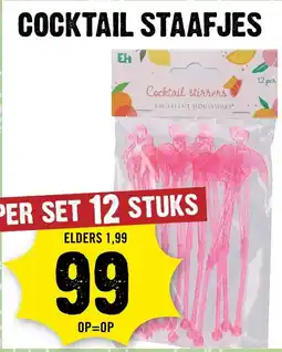 Dirck 3 Cocktail staafjes aanbieding