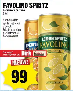 Dirck 3 Favolino spritz aanbieding