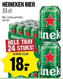 Dirck 3 Heineken bier aanbieding