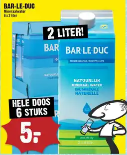 Dirck 3 bar-le-duc mineraalwater aanbieding