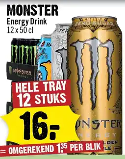 Dirck 3 monster energy drink aanbieding