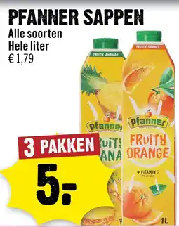 Dirck 3 Pfanner sappen aanbieding