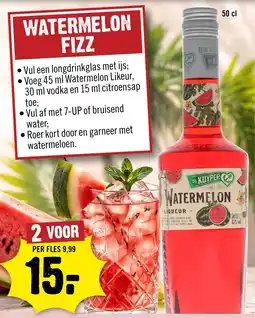 Dirck 3 de kuyper watermelon liqueur aanbieding