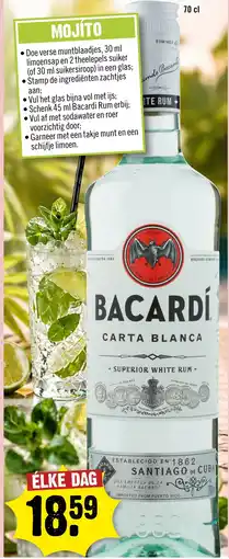 Dirck 3 Bacardi carta blanca aanbieding
