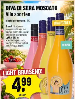 Dirck 3 diva di sera moscato aanbieding