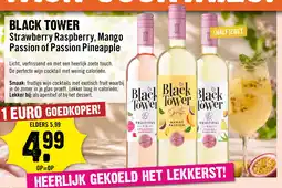 Dirck 3 Black Tower Strawberry Raspberry, Mango Passion of Passion Pineapple aanbieding