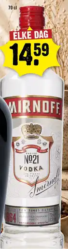 Dirck 3 Smirnoff Vodka aanbieding