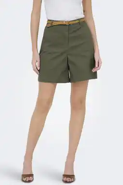Wehkamp JDY regularwaist bermuda short olijfgroen aanbieding