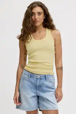 Wehkamp JJXX top lichtgeel gebreid aanbieding