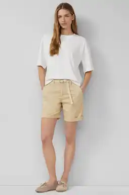 Wehkamp s.Oliver regularwaist chino short beige aanbieding