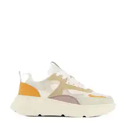 Wehkamp Graceland chunky sneakers wit/oranje/pastel aanbieding