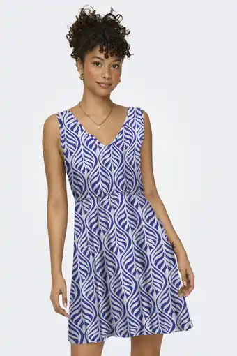 Wehkamp ONLY zomerjurk blauw aanbieding