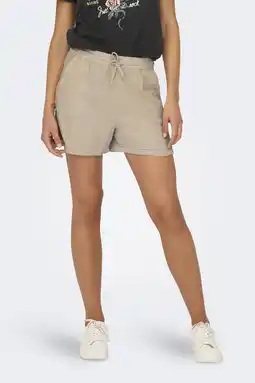 Wehkamp ONLY relaxed regularwaist casual short zand aanbieding