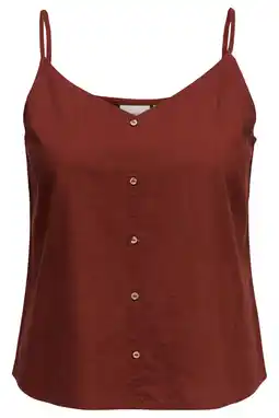 Wehkamp ONLY CARMAKOMA top donkerrood aanbieding