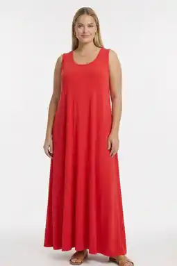 Wehkamp YOEK maxi jurk rood aanbieding