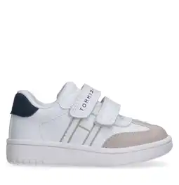Wehkamp Tommy Hilfiger Skyler sneakers wit/beige/blauw aanbieding