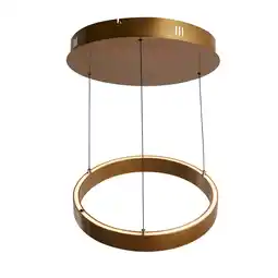 Wehkamp Searchlight Electric hanglamp Layla - touchless dimmer - Goud aanbieding