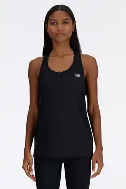 Wehkamp New Balance Knit Tank hardlooptop zwart aanbieding
