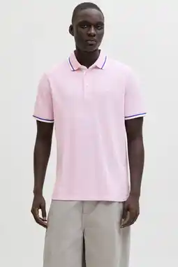 Wehkamp JACK & JONES ESSENTIALS slim polo roze aanbieding