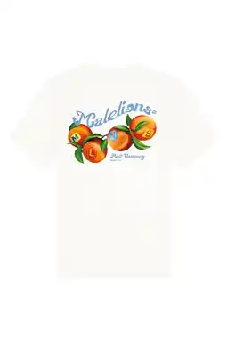 Wehkamp Malelions regular T-shirt met backprint ecru aanbieding