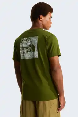Wehkamp The North Face T-shirt NSE Box groen aanbieding