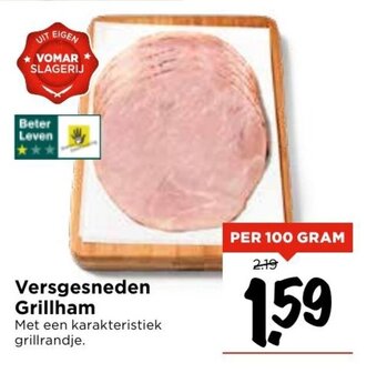 Vomar Voordeelmarkt Versgesneden Grillham aanbieding
