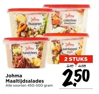 Vomar Voordeelmarkt Johma Maaltijdsalades aanbieding