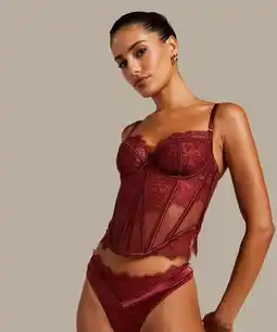 Hunkemoller Hunkemöller Bustier Zoe Rood aanbieding