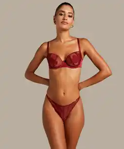 Hunkemoller Hunkemöller String Ember Rood aanbieding