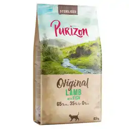 Zooplus Purizon Cat Sterilised Lam en Vis - Nieuw Receptuur: 6,5 kg aanbieding