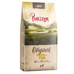 Zooplus Purizon Large Adult Kip met Vis - graanvrij - 12 kg Nieuw Receptuur aanbieding
