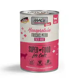 Zooplus Voordeelpakket 24x,400g MAC's Cat Mono Paard Kattenvoer nat aanbieding