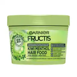 De Online Drogist Garnier Hair Food Kiwi Menthol 3-in-1 Haarmasker aanbieding