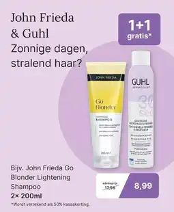 De Online Drogist John Frieda & Guhl Go Blonder Lightening Shampoo aanbieding