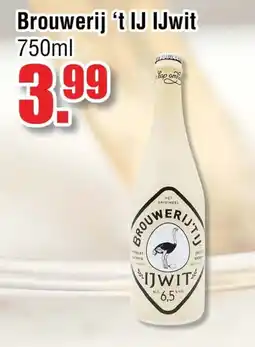 Ter Huurne Holland Markt Brouwerij 't IJ IJwit aanbieding