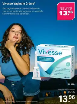 De Online Drogist Vivesse Vaginale Crème aanbieding