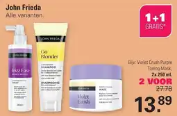 De Online Drogist John Frieda Violet Crush Purple Toning Mask aanbieding