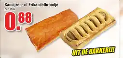Ter Huurne Holland Markt Saucijzen- of Frikandelbroodje aanbieding