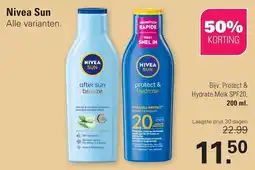 De Online Drogist Nivea Sun protect & hydrate aanbieding