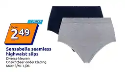 Action Sensabelle seamless highwaist slips aanbieding