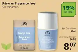 De Online Drogist Urtekram Fragrance Free aanbieding