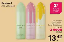 De Online Drogist deserved whipped shower foam aanbieding