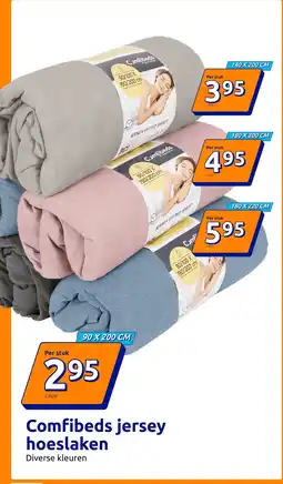 Action Comfibeds jersey hoeslaken aanbieding
