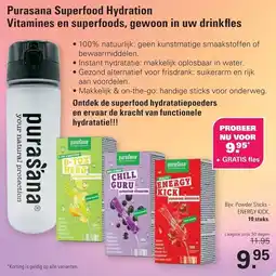De Online Drogist Purasana Superfood Hydration aanbieding