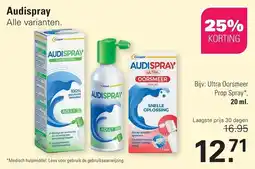 De Online Drogist Audispray aanbieding