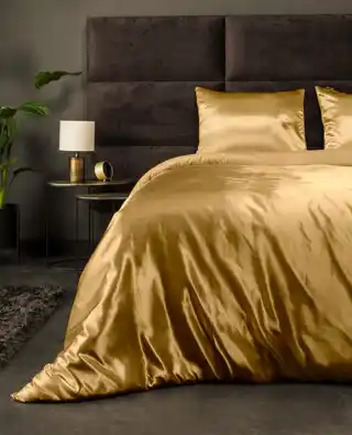 Dekbed-Discounter Silk Satin - Goud aanbieding